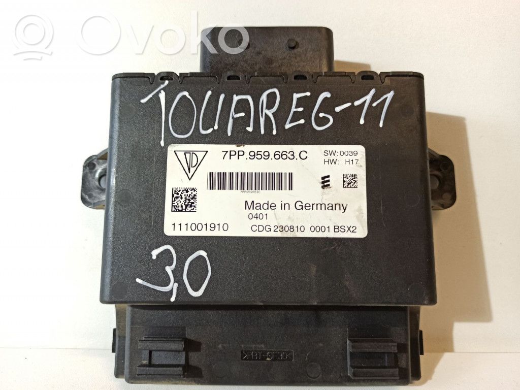 Volkswagen Touareg II Komputer / Sterownik ECU silnika 