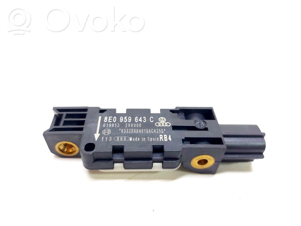 Audi A4 S4 B7 8E 8H Airbagsensor Crashsensor Drucksensor 