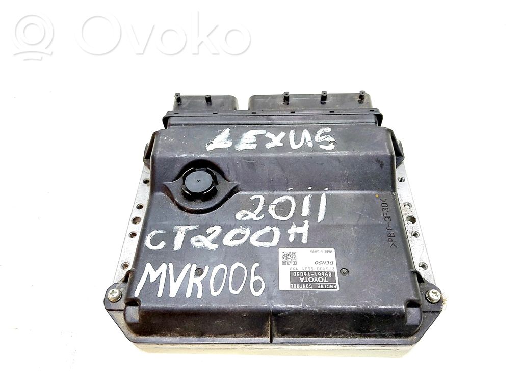 Lexus CT 200H Engine control unit/module 