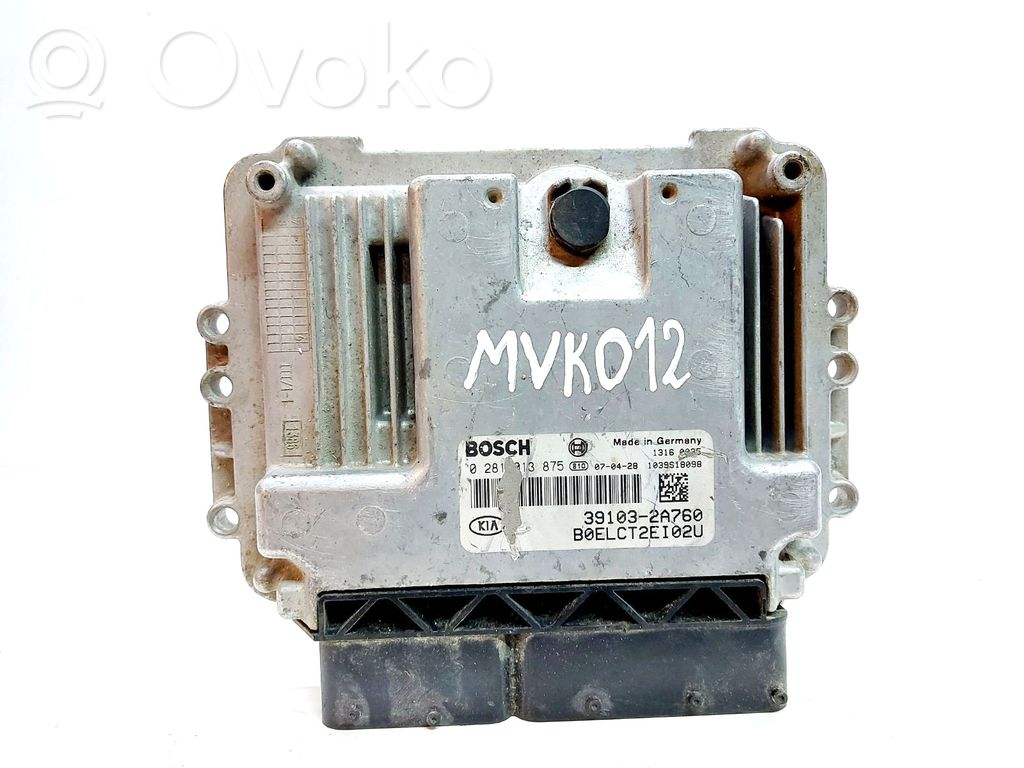 Engine control unit/module   0281013875,391032A760