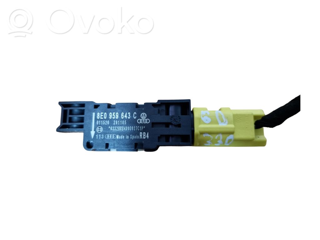 Audi A4 S4 B7 8E 8H Airbagsensor Crashsensor Drucksensor 