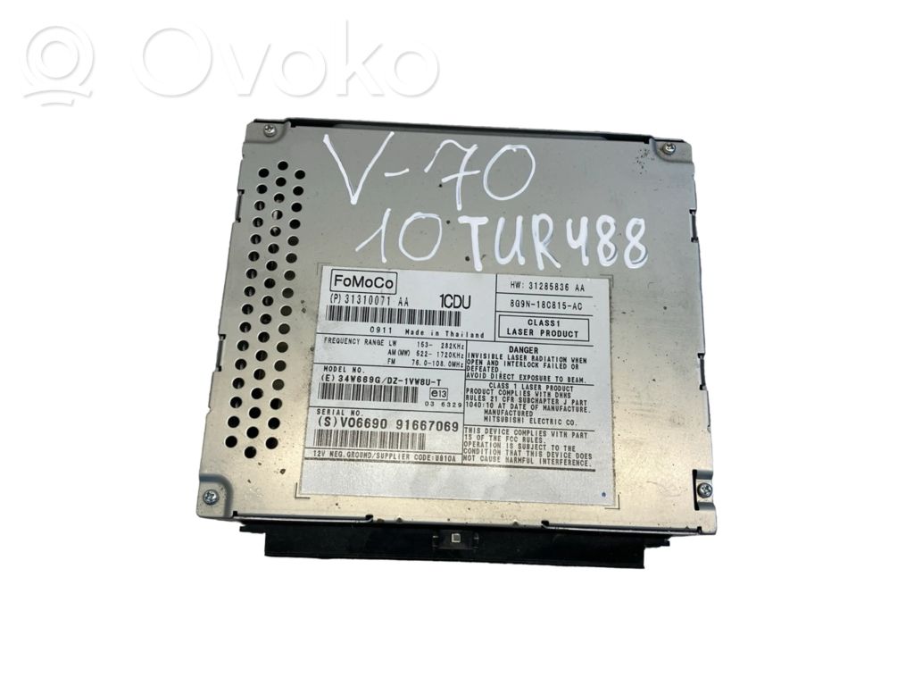 Volvo V70 Radio/CD/DVD/GPS head unit 