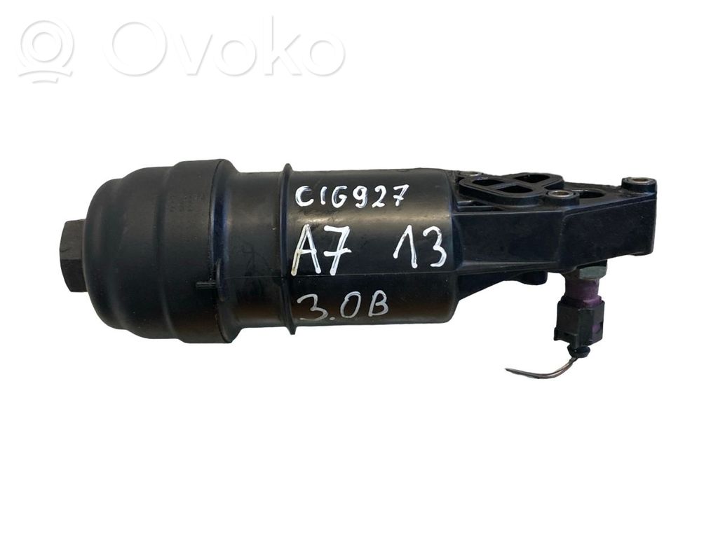 Audi A7 S7 4G Mocowanie / uchwyt filtra oleju 