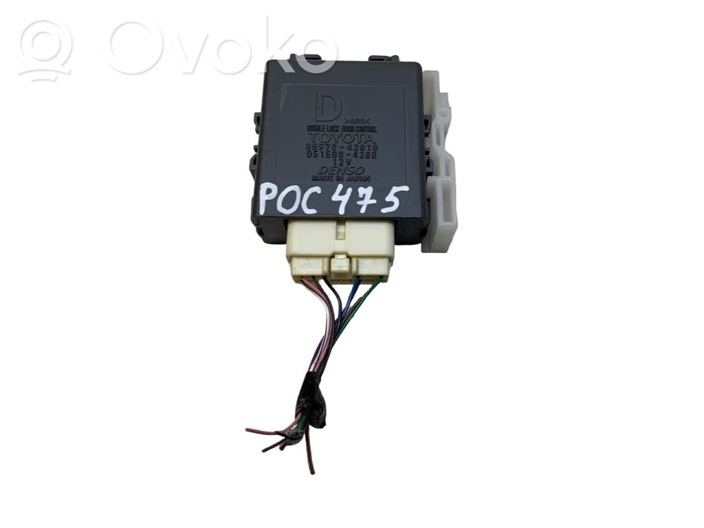 Toyota RAV 4 (XA40) Door central lock control unit/module 