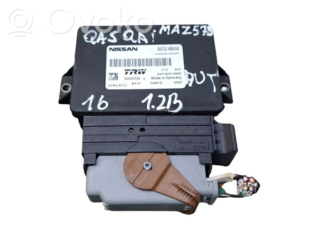 Nissan Qashqai Hand brake control module 