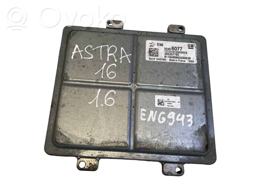 Opel Astra K Engine control unit/module 