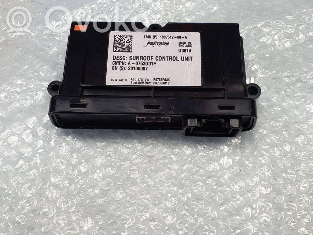 Sunroof control unit/module   100751200A,G3814,100751200,1007512,100751200A