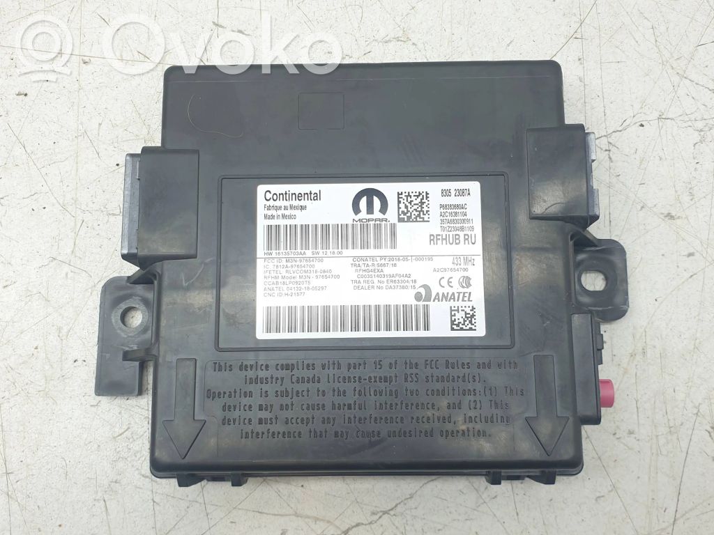 Chrysler Pacifica Central body control module 