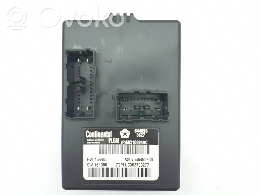 Chrysler Pacifica Tailgate/trunk control unit/module 