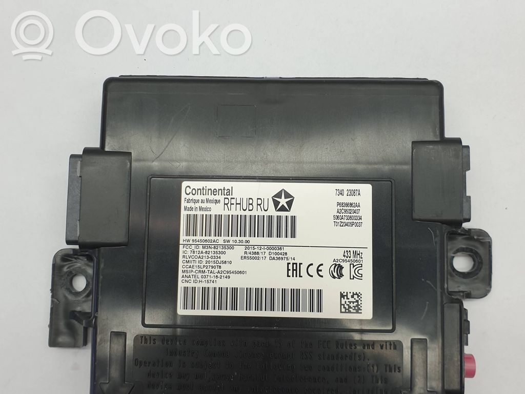 Chrysler Pacifica Keyless (KESSY) go control unit/module 