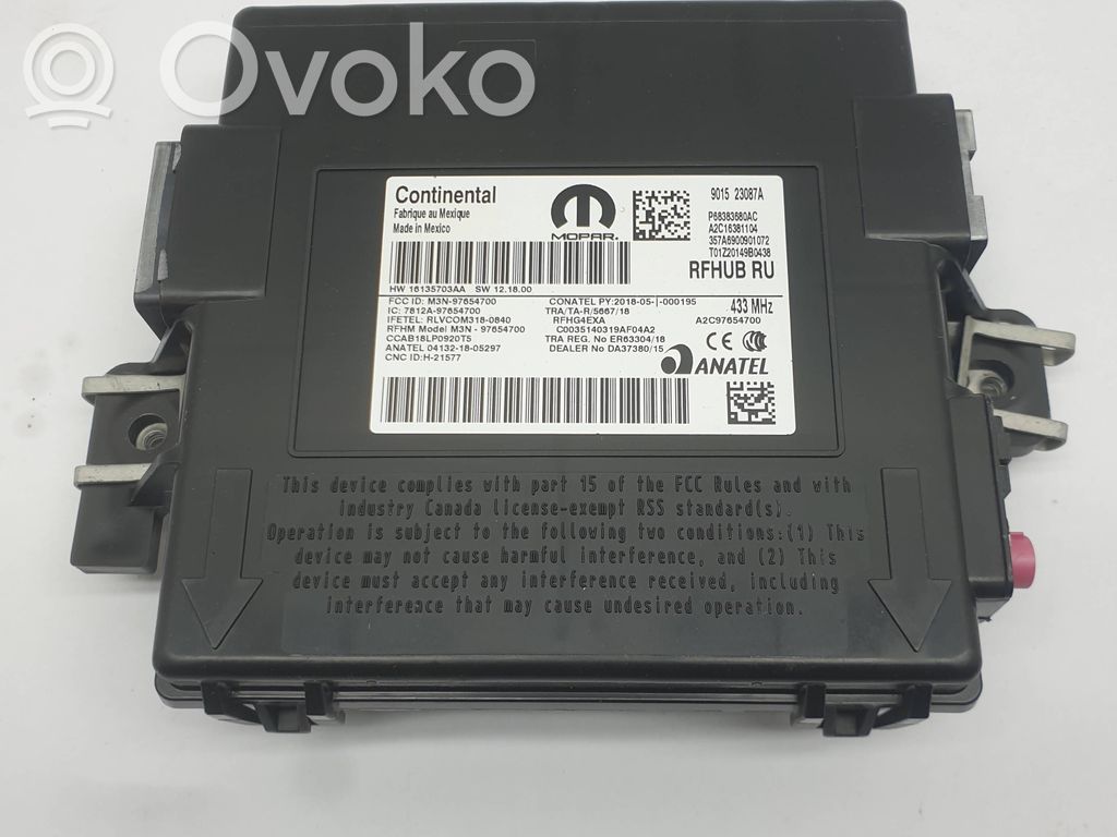 Chrysler Pacifica Central body control module 