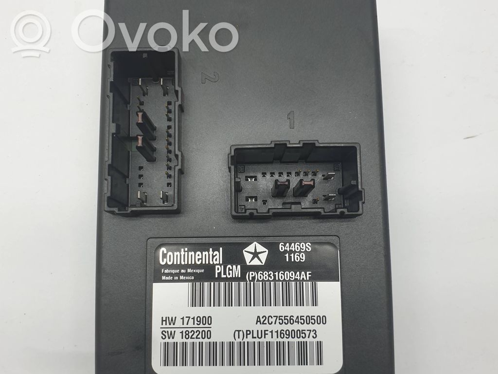 Chrysler Pacifica Tailgate/trunk control unit/module 