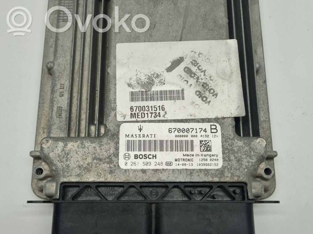 Maserati Ghibli Engine control unit/module 