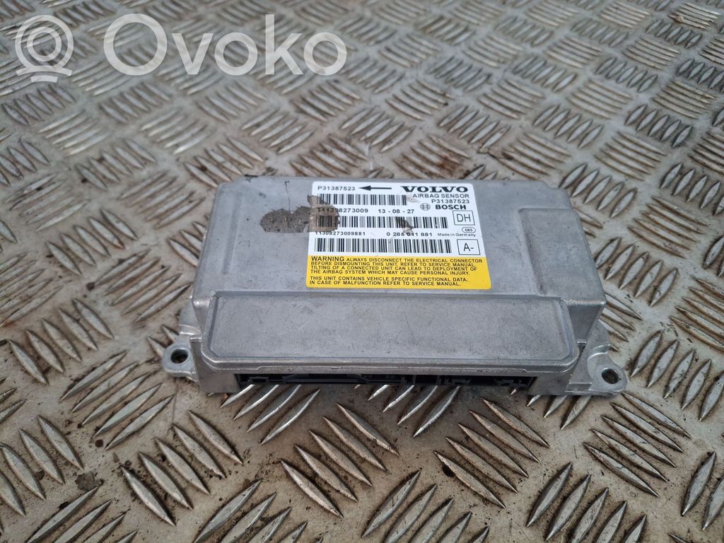 Volvo S60 Unitate/modul de comandă airbaguri 