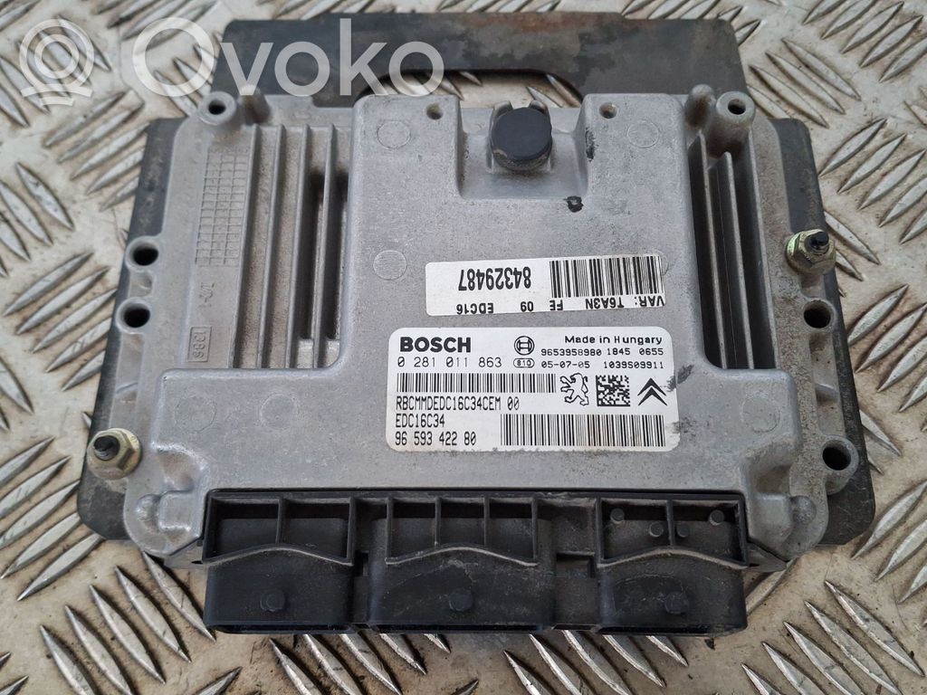 Peugeot 307 Engine control unit/module 