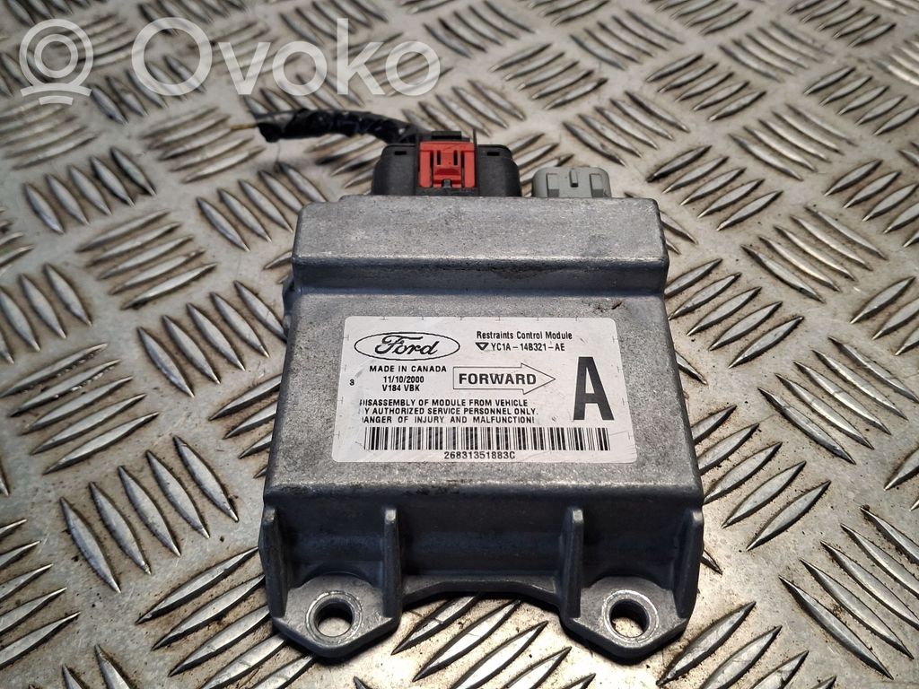 Unidad de control/módulo del Airbag   YC1A14B321AE,11102000,26831351883C
