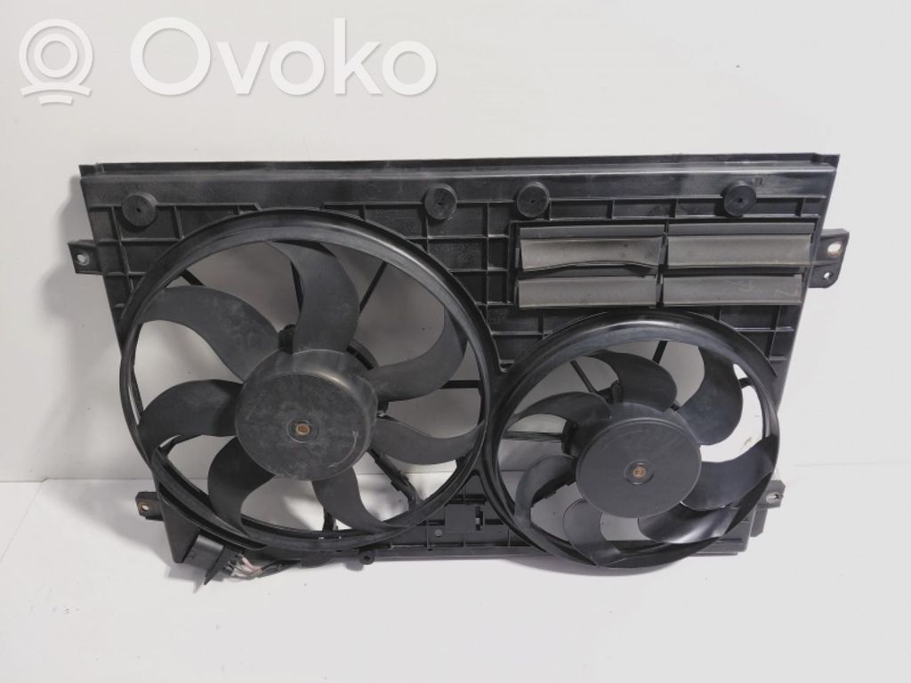 Volkswagen PASSAT B7 Ventilatore di raffreddamento elettrico del radiatore 