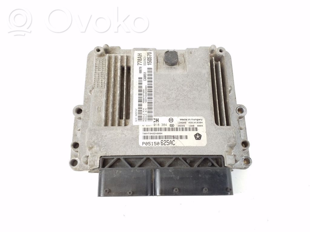 Engine control unit/module   P05150625AC,68079778AH