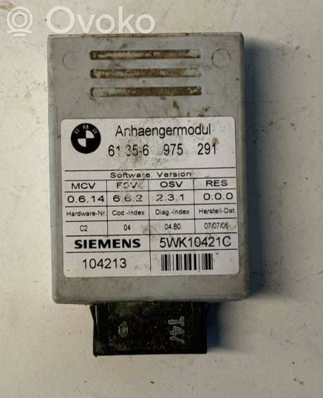 BMW 5 E60 E61 Tow bar trailer control unit/module 