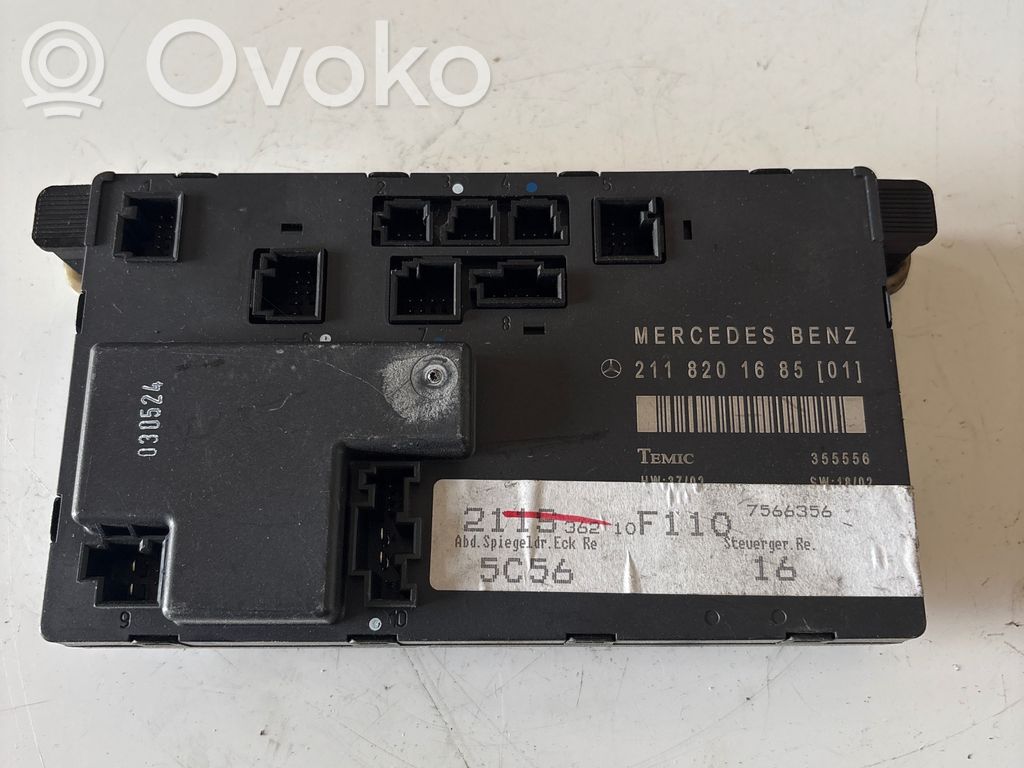 Mercedes-Benz E W211 Door control unit/module 