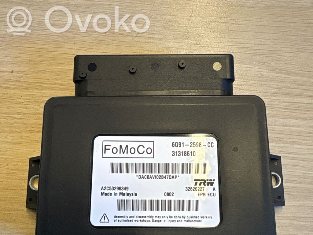 Volvo XC60 Hand brake control module 