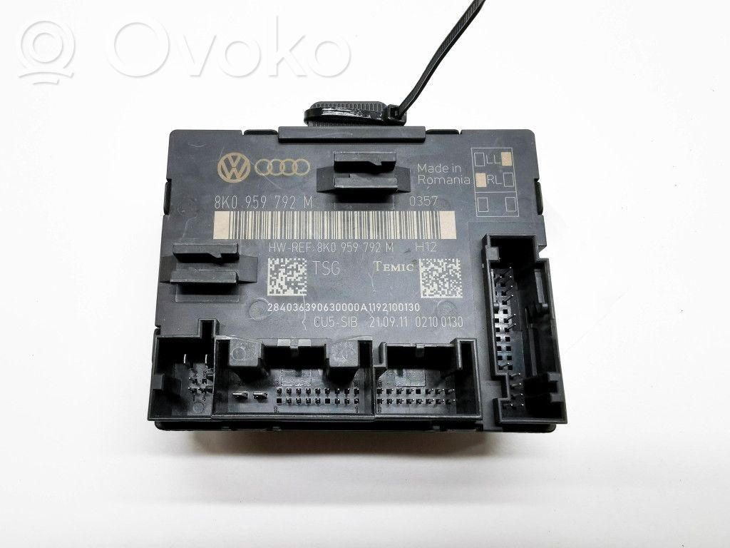Audi A4 S4 B8 8K Door control unit/module 