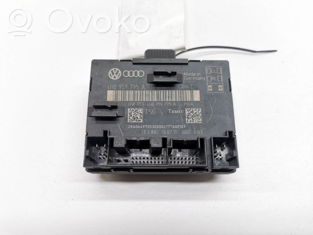 Audi A8 S8 D4 4H Door control unit/module 
