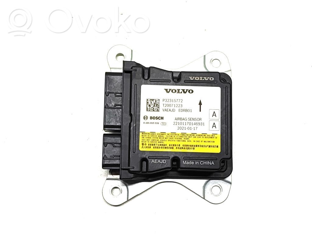 Polestar 2 Airbag control unit/module 