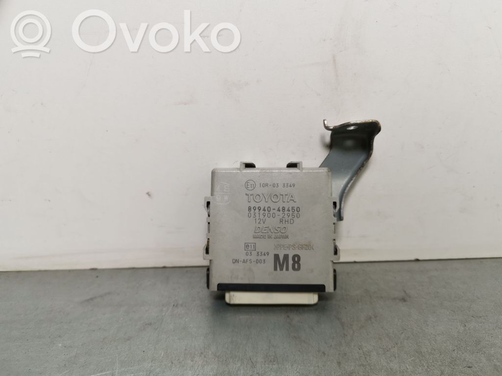 Lexus RX 450H Other control units/modules 