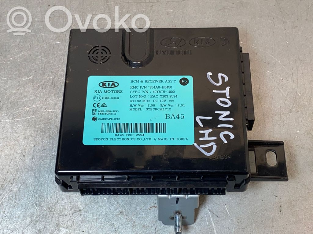 KIA Stonic Other control units/modules 
