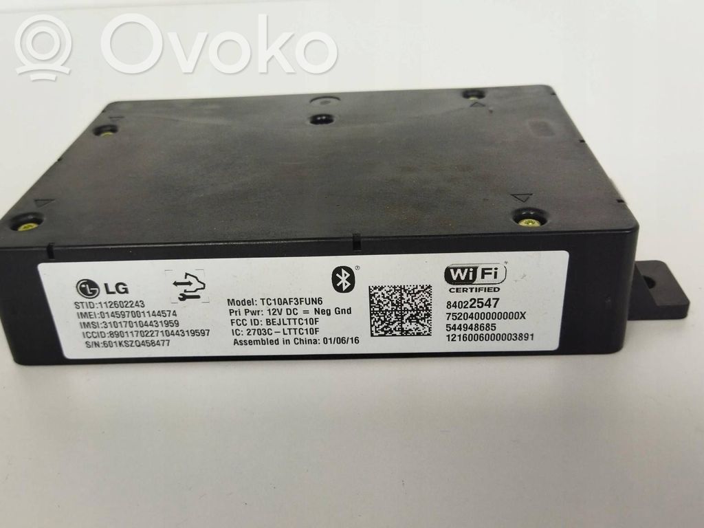 Bluetooth control unit module   84022547