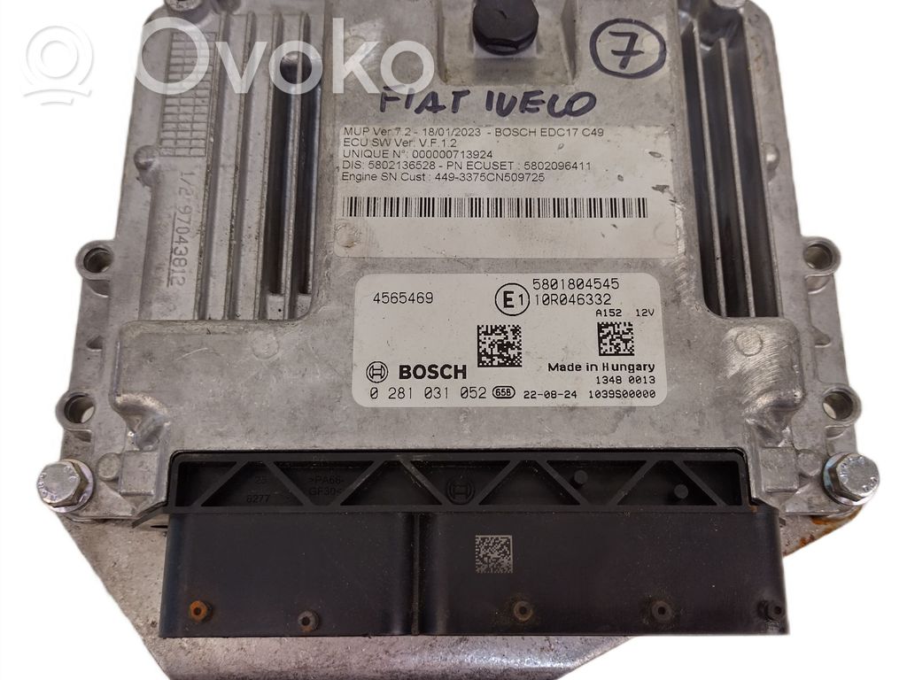 Iveco Daily 6th gen Engine control unit/module ECU 
