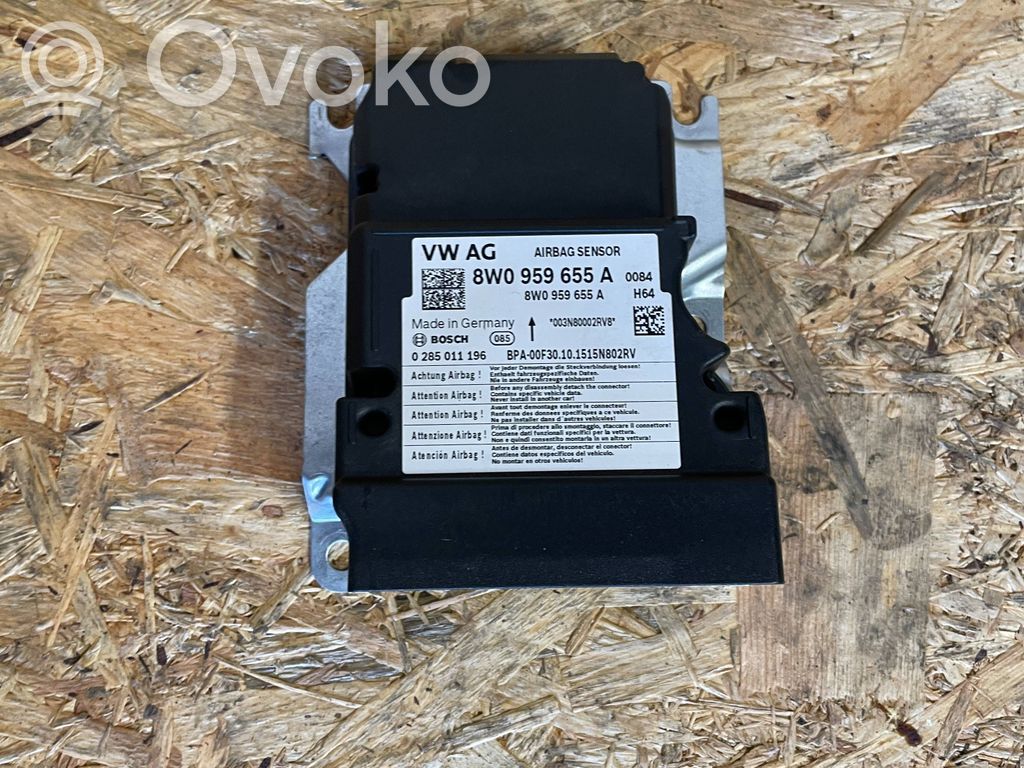 Airbag control unit/module   8W0959655A