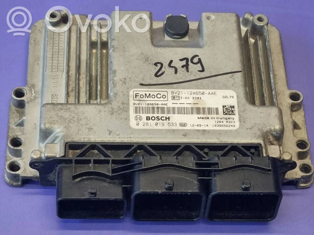 Ford Fiesta Unidad de control/módulo ECU del motor 