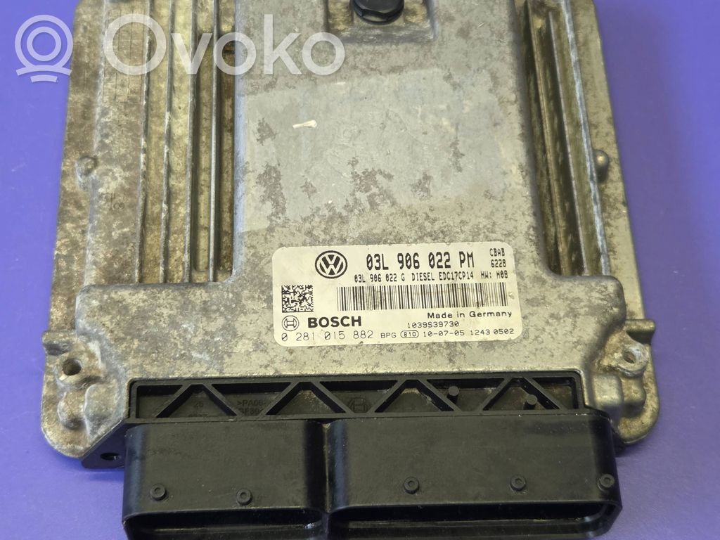 Volkswagen Golf VI Engine control unit/module 