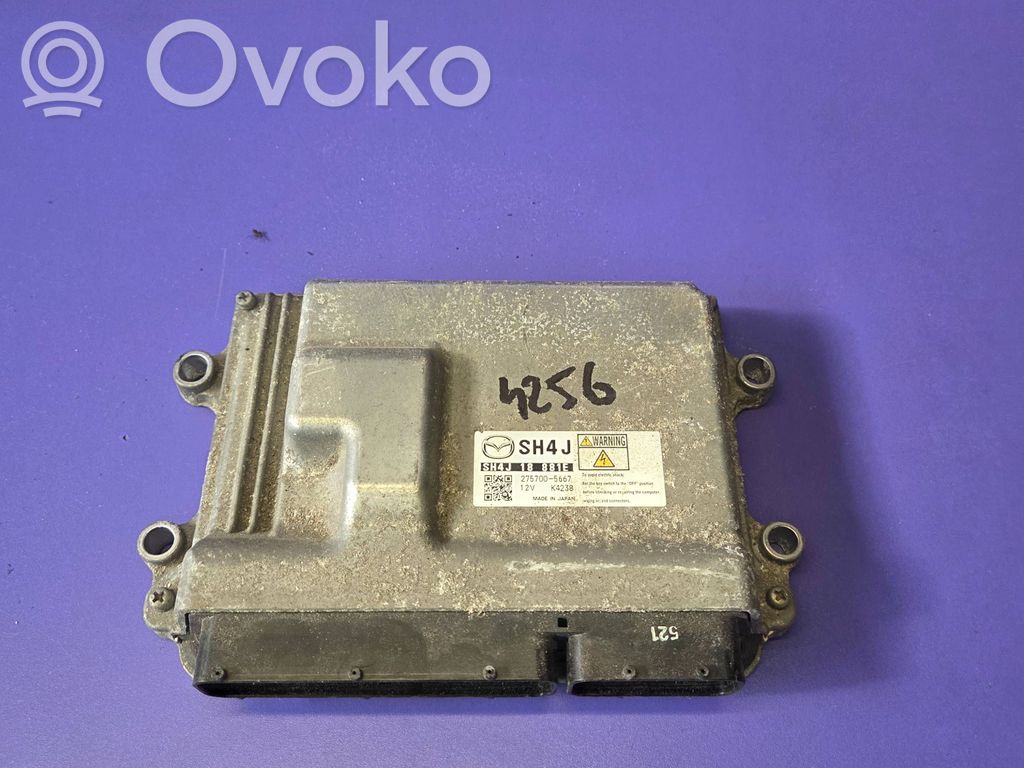 Engine control unit/module   2757005667,SH4J18881E,8SH4J