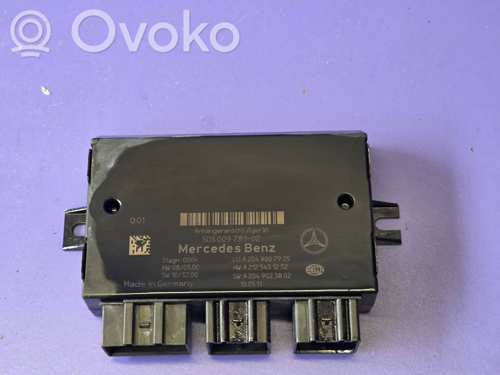 Mercedes-Benz C W204 Sterownik / Moduł haka holowniczego 