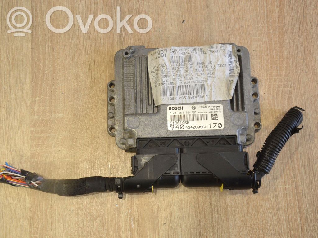 Alfa Romeo Giulietta Engine control unit/module 