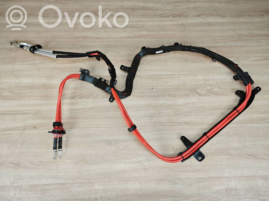 BMW 4 G22 G23 G24 G26 Plus / Klema / Przewód akumulatora 
