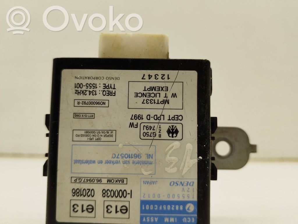 Subaru Forester SF Immobilizer control unit/module 