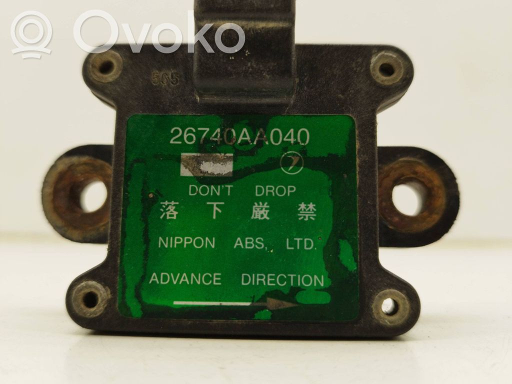 Subaru Forester SF ESP acceleration yaw rate sensor 