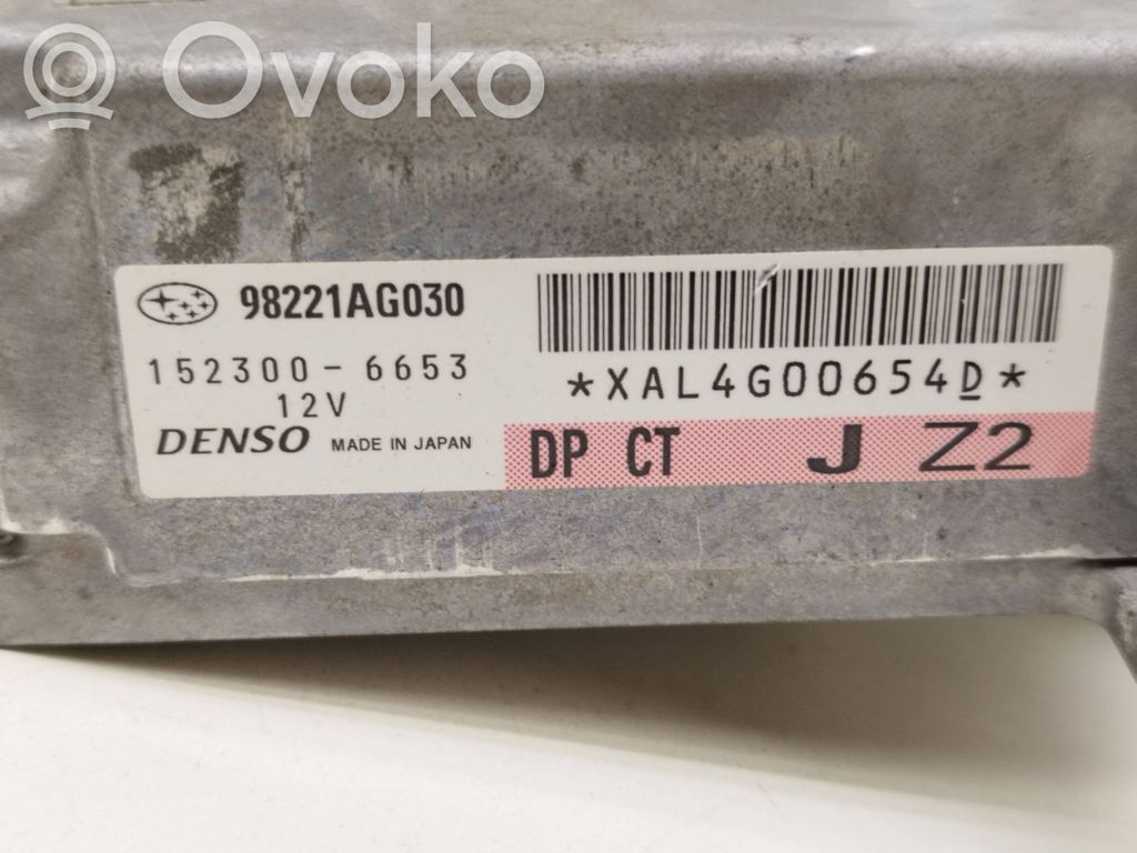 Airbag control unit/module   98221AG030,1523006653,XAL4G00654D