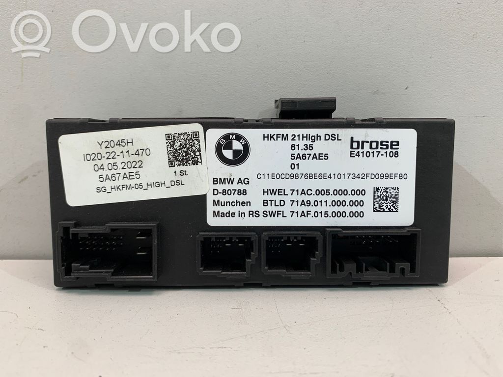 BMW iX Other control units/modules 