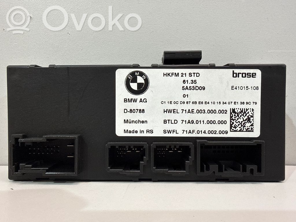 Sterownik / Moduł elektrycznej klapy tylnej / bagażnika   5A53D09