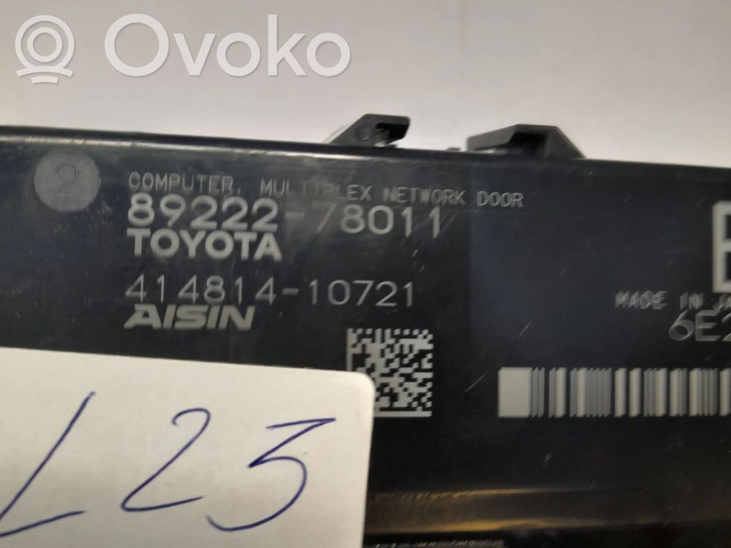 Other control units/modules   892227801