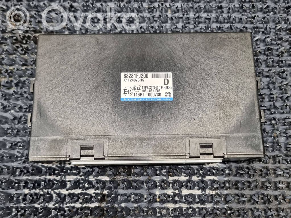 Immobilizer control unit/module   88281FJ200,X1T24073HS,116RI000730