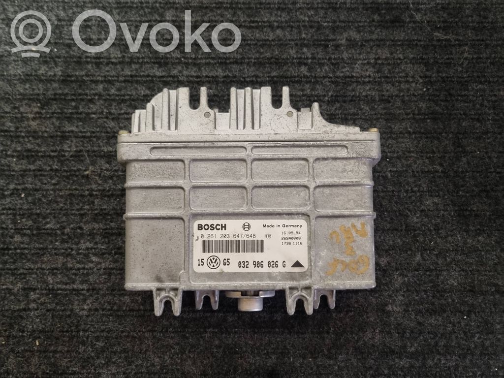 Engine control unit/module   0261203647,032906026G,26SA0000