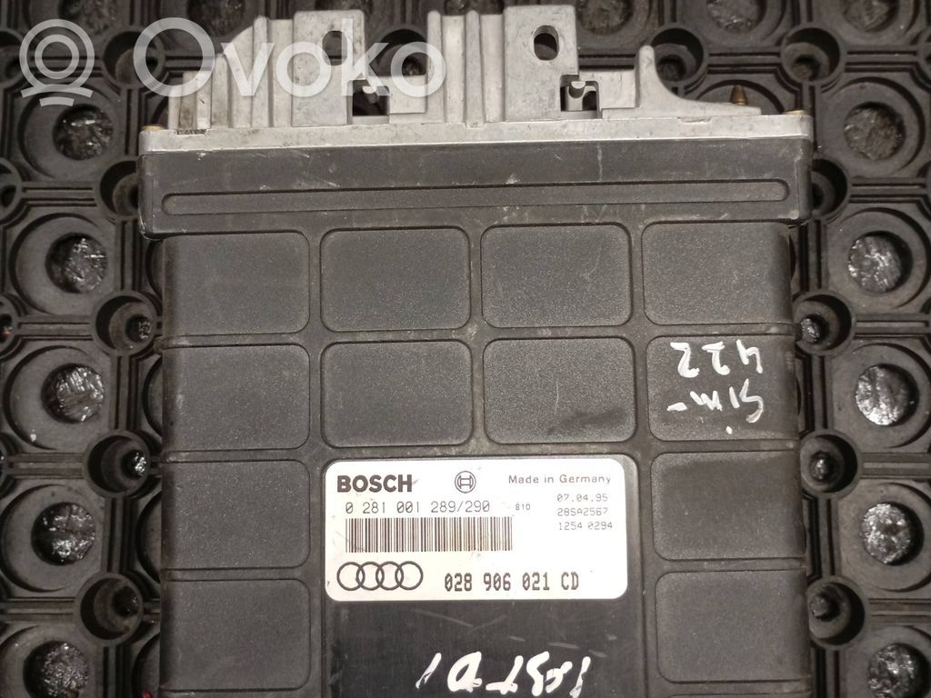 Engine control unit/module   0281001289,28SA2567,028906021CD