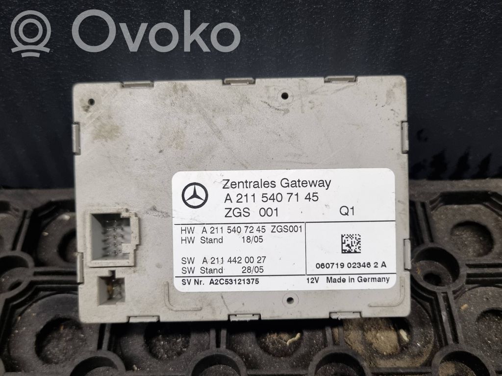 Módulo de control Gateway   A2115407145,A2114420027,A2115407245