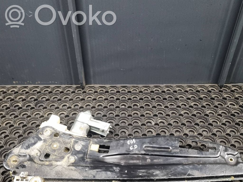 BMW 7 E65 E66 Regulador de puerta trasera con motor 